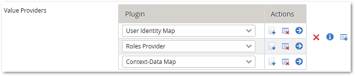 Value Providers - User Identity Map_Roles Provider_Context-Data Map