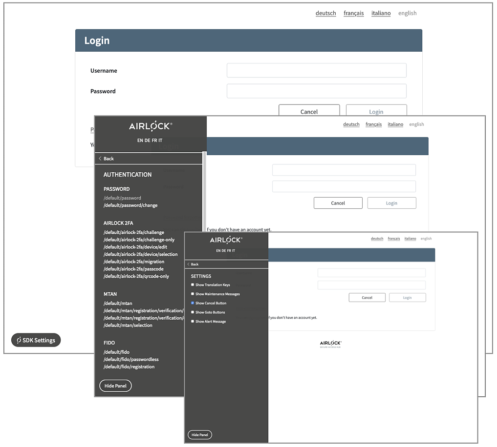Loginapp Design Kit intro screen